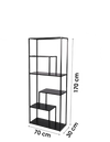 Satino Open Kast - 77cm