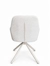 Florine Draaibare Eetkamerstoel - Beige met beige poten