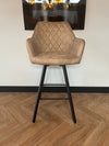 Brione Barstoel - Taupe