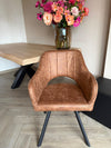 Tenno draaibare stoel - Cognac