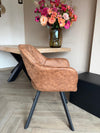 Tenno draaibare stoel - Cognac