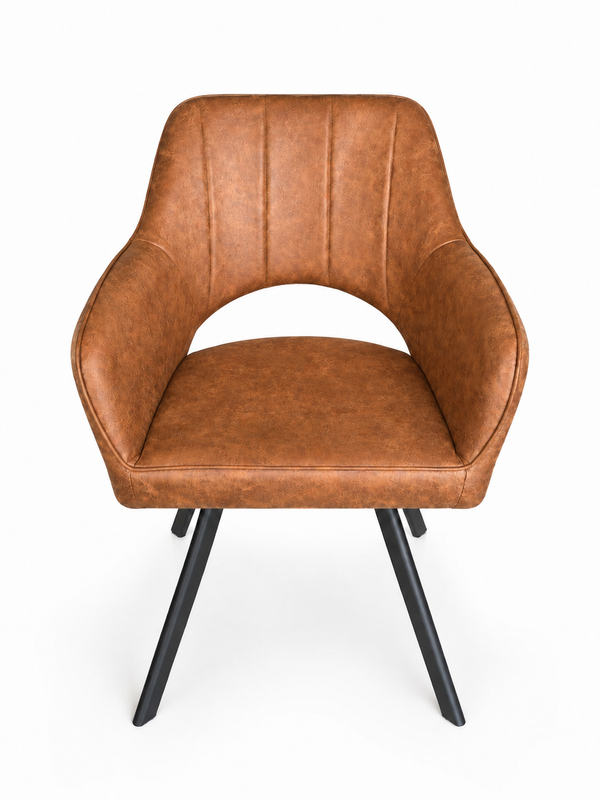 Tenno draaibare stoel - Cognac