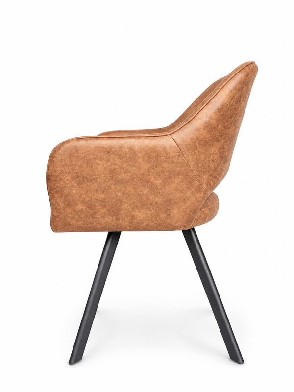 Tenno draaibare stoel - Cognac